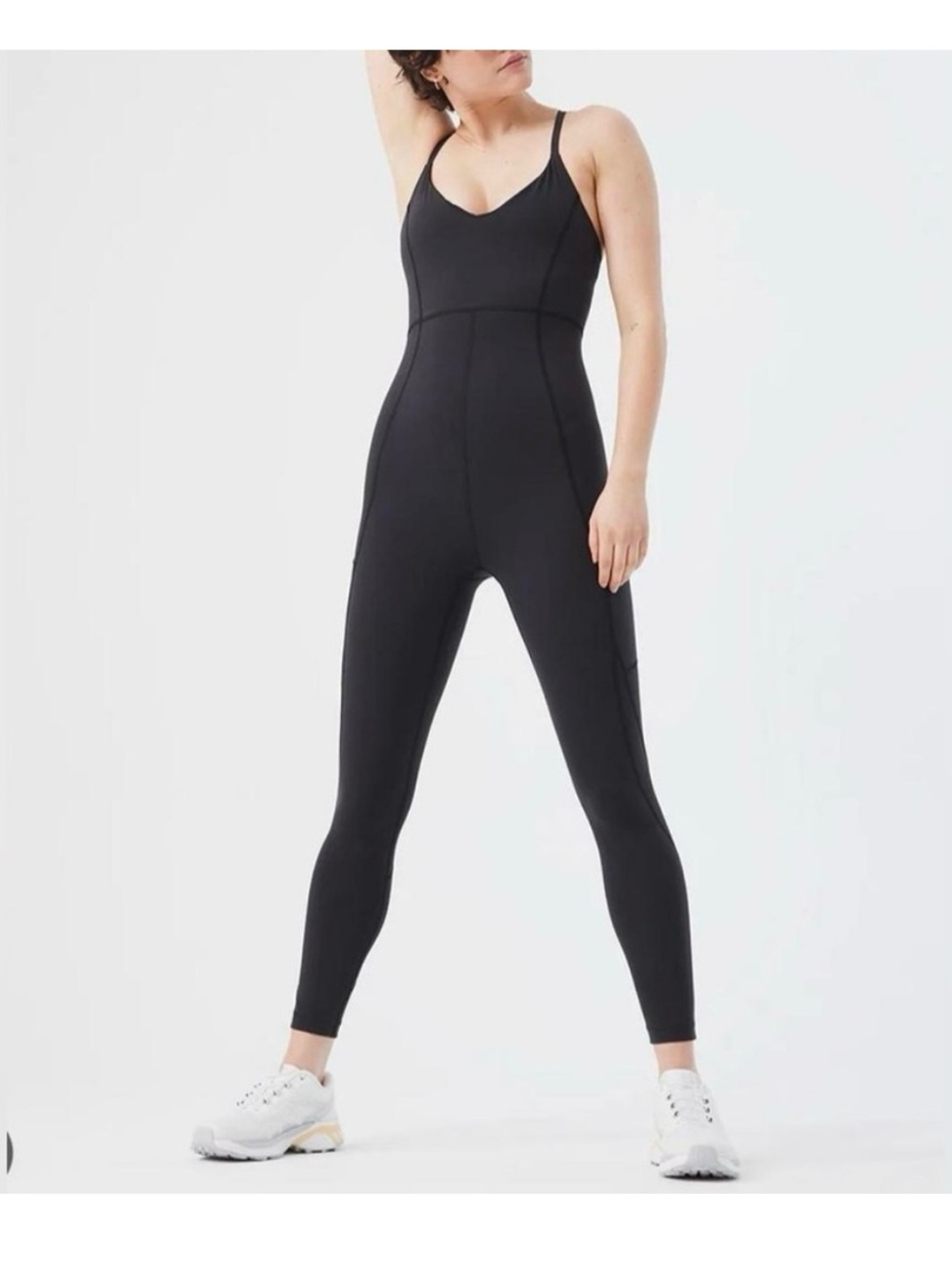 Outdoor Voices Black Women's Active Jumpsuit